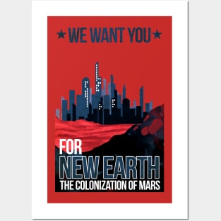 Colonize Mars Posters and Art